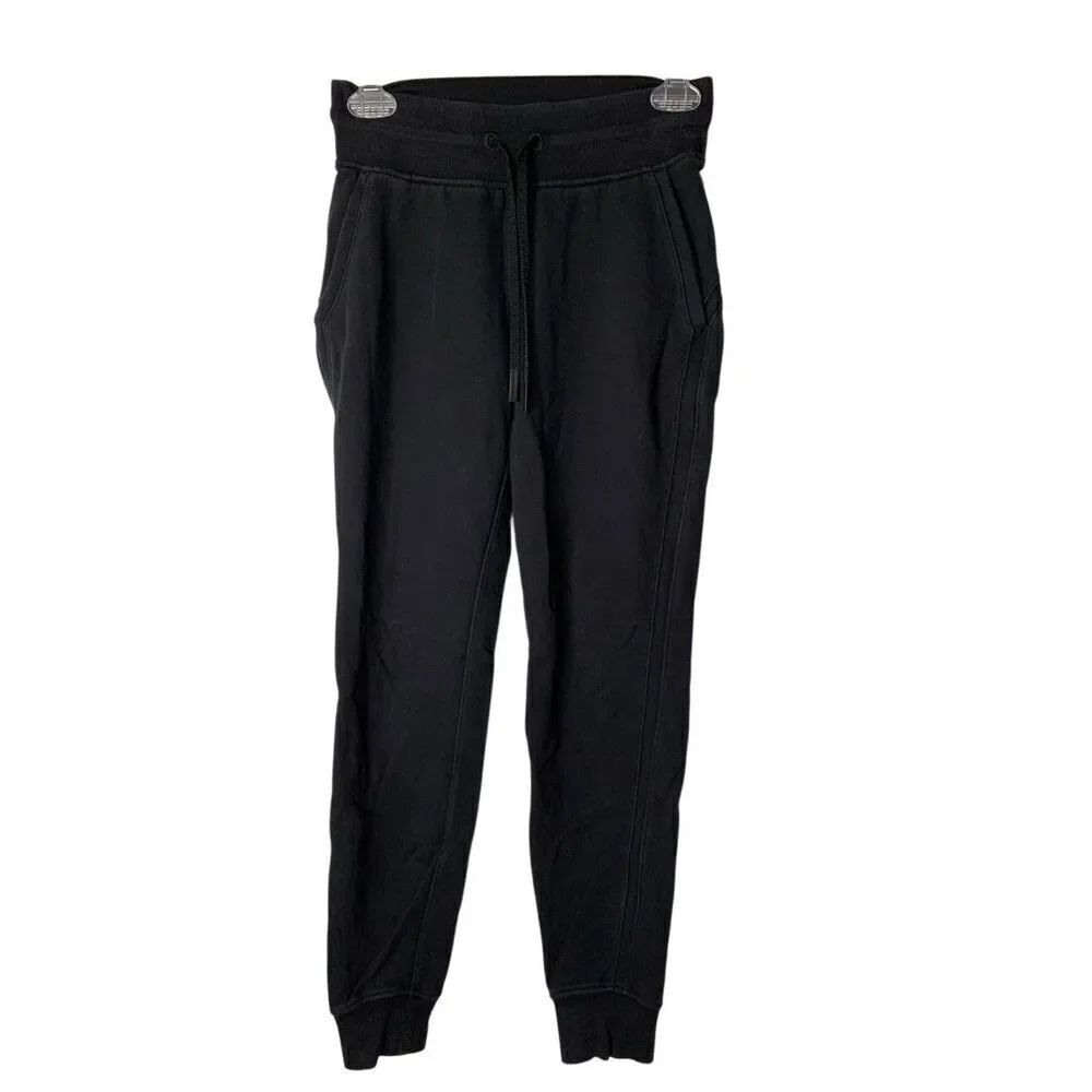 Lululemon Warm Down Jogger II *28" black women's size 2 W5BSDS